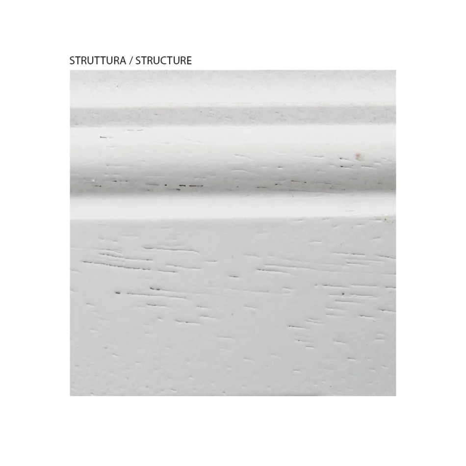 Stolik nocny ze strukturą z fornirowanych cząstek drewna Made in Italy - Thor Viadurini