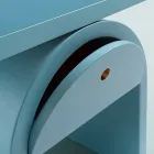 Nowoczesny stolik nocny do sypialni z kolorowego drewna - Arcom Viadurini