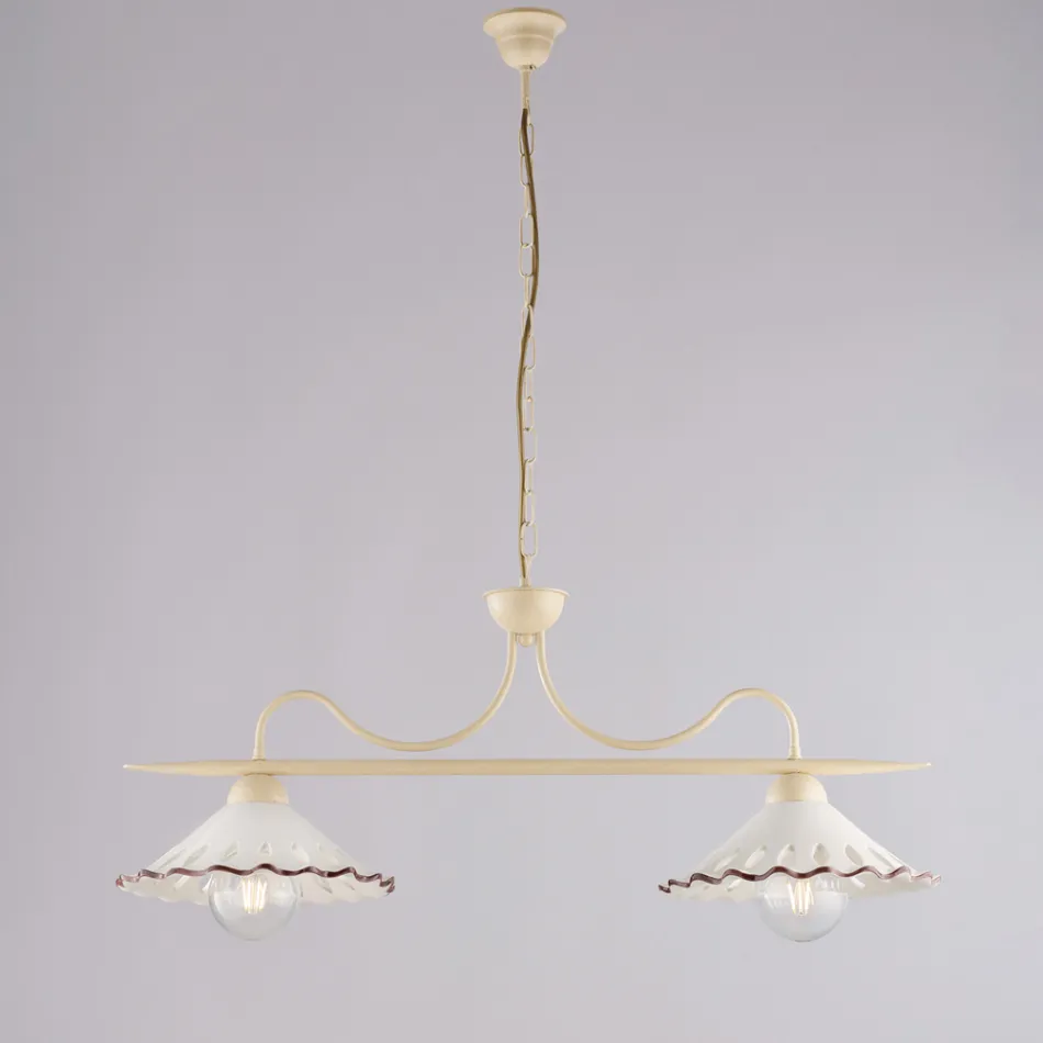 Świetlny dodatek do wystroju ze szkła i metalu, wyprodukowany we Włoszech, o wyjątkowym wyglądzie - Mira Viadurini