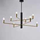 Świetlny dodatek do wystroju ze szkła i metalu, wyprodukowany we Włoszech, o stylowym wyglądzie - Ursa Viadurini