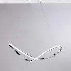 Świecący dodatek ze szkła i metalu wyprodukowany we Włoszech, o eleganckim smaku – Apollo Viadurini