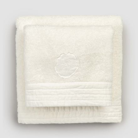 Kompletny zestaw ręczników do twarzy i ręczników dla gości z mieszanki frotte i lnu – Kilim Viadurini