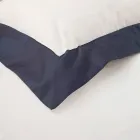 Kompletna poszwa na kołdrę pojedynczą i pół w 100% z bawełny i 10% satyny bawełnianej - Szczegóły Viadurini