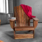 Kompozycja 2 Meble łazienkowe z litego drewna tekowego - Solferino Viadurini