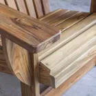 Kompozycja 2 Meble łazienkowe z litego drewna tekowego - Solferino Viadurini