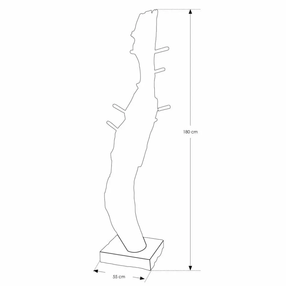 Kompozycja 3 Meble łazienkowe z drewna tekowego z umywalką z żywicy - Essence Viadurini