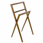 Kompozycja 4 Meble łazienkowe z drewna tekowego i chromowanej stali - Beatles Viadurini