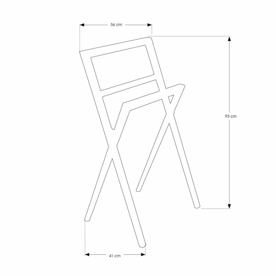 Kompozycja 4 Meble łazienkowe z drewna tekowego i chromowanej stali - Beatles Viadurini