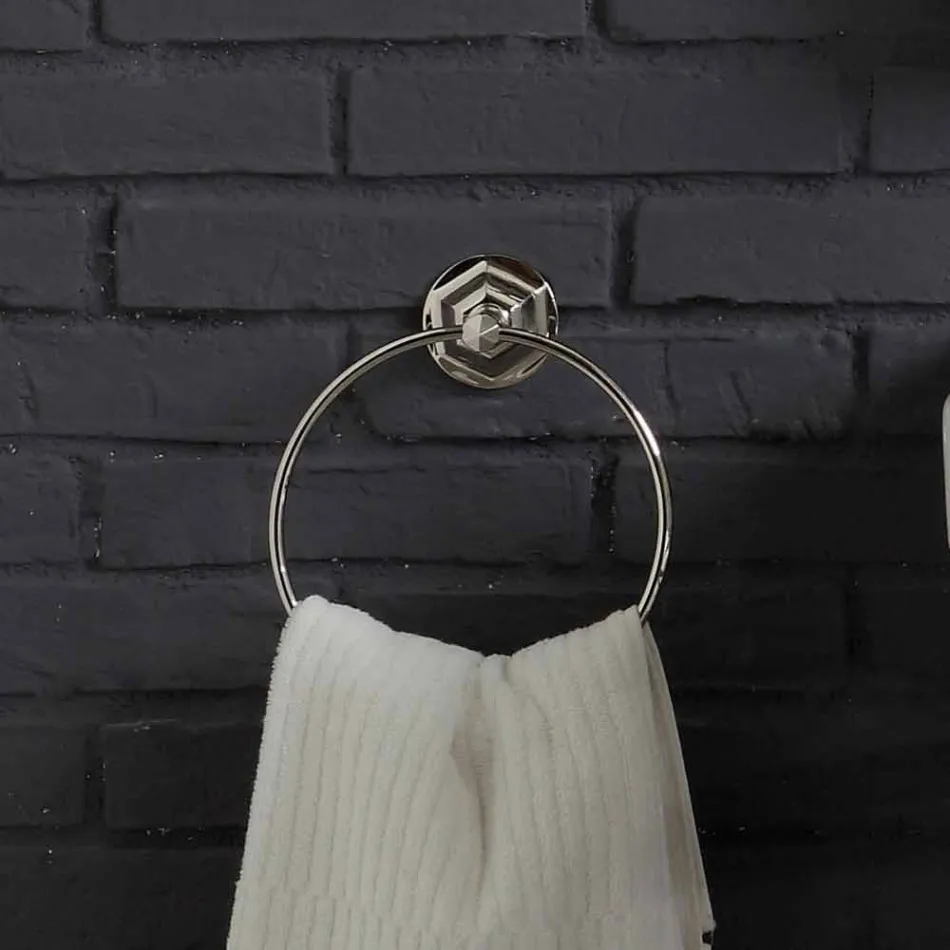 meble łazienkowe kompozycja z konstrukcji metalowej umywalka Beauty Viadurini