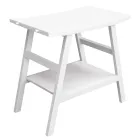 Biała kompozycja łazienkowa z akcesoriami odpornymi na zarysowania i lustrem - Patryk Viadurini