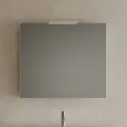 Zestaw łazienkowy z podstawą, 2 szufladami i 1 drzwiami dębowymi - Titan Viadurini