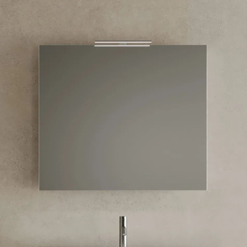 Zestaw łazienkowy z podstawą, 2 szufladami i 1 drzwiami dębowymi - Titan Viadurini