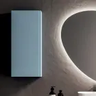 Zestaw łazienkowy z 2 podstawami, każda z 1 szufladą i lustrem - Tytan Viadurini