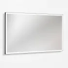 Kompozycja łazienkowa z 4 szufladami Avio Blue, lustrem i umywalką - Velaria Viadurini