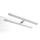 Kompozycja łazienkowa z 4 szufladami, umywalką, lustrem i otwartymi półkami - Elios Viadurini