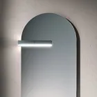 Kompozycja łazienkowa z szufladą, umywalką, lustrem, szafką ścienną i półką - Elios Viadurini