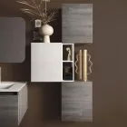 Kompozycja łazienkowa z umywalką z żywicy, Made in Italy Anti-Scratch Base - Dream Viadurini