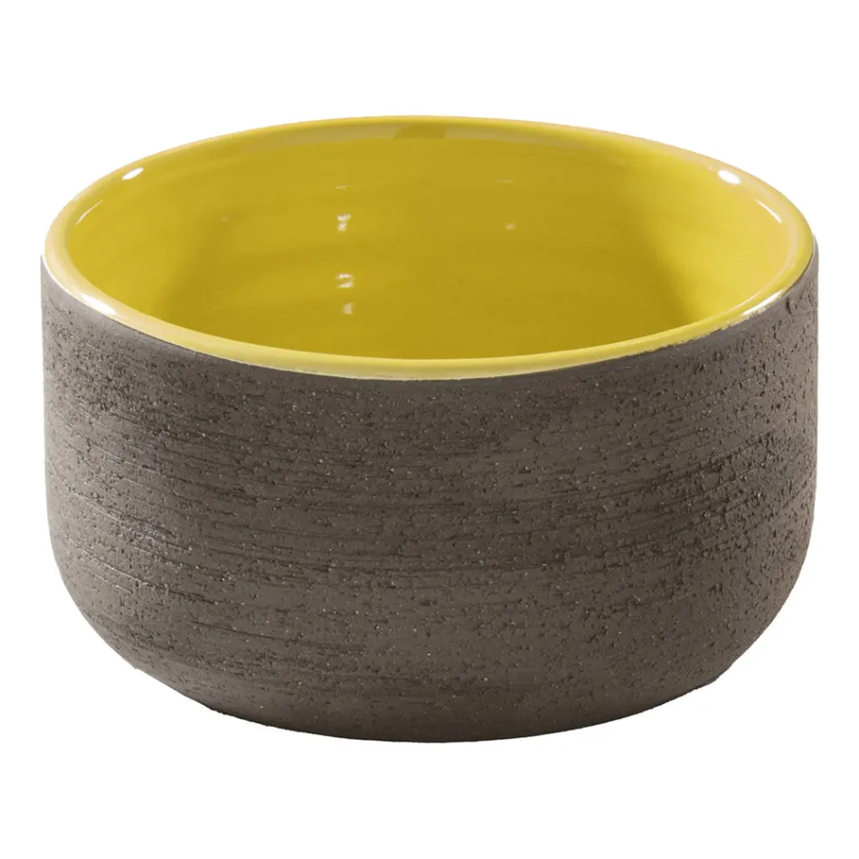 Zaprojektuj kompozycję łazienkową Żółty kolor z akcesoriami i lustrem - Patryk Viadurini