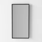 Kompozycja łazienkowa Umywalka ceramiczna i stalowa podstawa Made in Italy - Quadro Viadurini