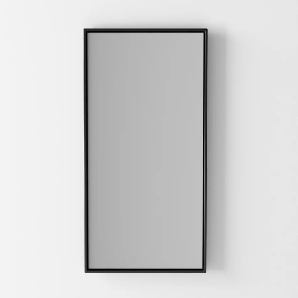 Kompozycja łazienkowa Umywalka ceramiczna i stalowa podstawa Made in Italy - Quadro Viadurini