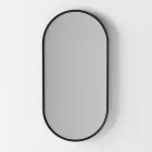 Kompozycja łazienkowa Umywalka z ceramiki i lustra Made in Italy - Chantal Viadurini