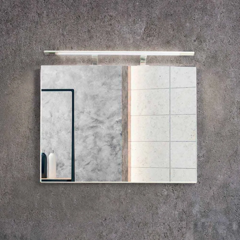 Kompozycja Zawieszona łazienka w formacie Mdf Lakierowane Made in Italy - Becky Viadurini