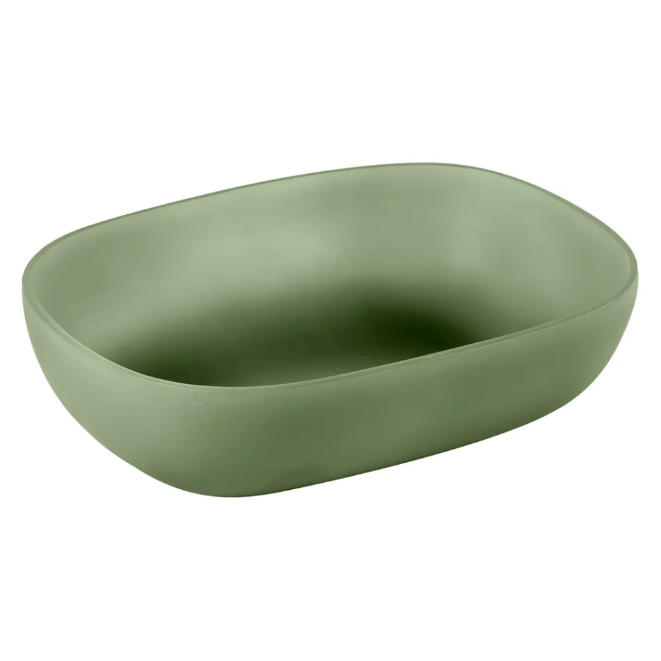 Kompozycja zielonej łazienki, w tym akcesoria i szafka naziemna - Georges Viadurini