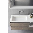 Kompozycja mebli łazienkowych, nowoczesny i podwieszany projekt Made in Italy - Callisi8 Viadurini