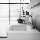 Nowoczesna i podwieszana kompozycja łazienkowa Made in Italy Design - Callisi7 Viadurini