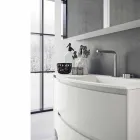 Nowoczesna i podwieszana kompozycja łazienkowa Made in Italy Design - Callisi7 Viadurini