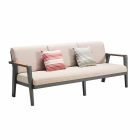 Kompozycja zewnętrzna 3-osobowa sofa, 2 fotele i stolik kawowy - Moira Viadurini