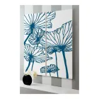 Kompozycja z 2 paneli przedstawiających kwiaty Made in Italy - Sheryl Viadurini