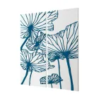 Kompozycja z 2 paneli przedstawiających kwiaty Made in Italy - Sheryl Viadurini