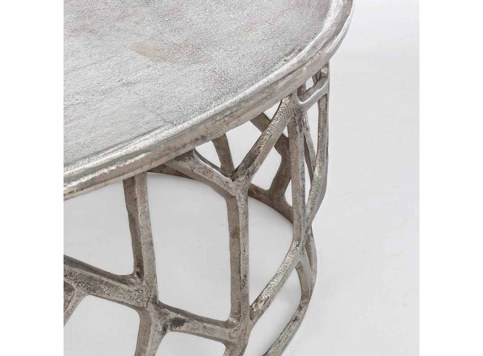 Kompozycja 2 aluminiowych stolików kawowych Homemotion - Solomon Viadurini