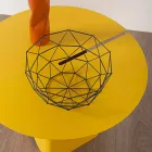 Kompozycja 2 nowoczesnych stolików kawowych ze stali Made in Italy - Topola Viadurini