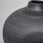 Kompozycja 2 dekoracyjnych wazonów z dekorowanej ceramiki - Lampedusa Viadurini