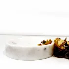 Kompozycja 3 akcesoriów łazienkowych z polerowanego marmuru Made in Italy - Trevio Viadurini