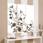 Kompozycja 3 paneli przedstawiająca gałąź z liśćmi Made in Italy - Ashton Viadurini