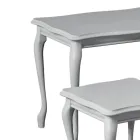 Kompozycja 3 stolików kawowych o różnych rozmiarach Made in Italy - Mummu Viadurini