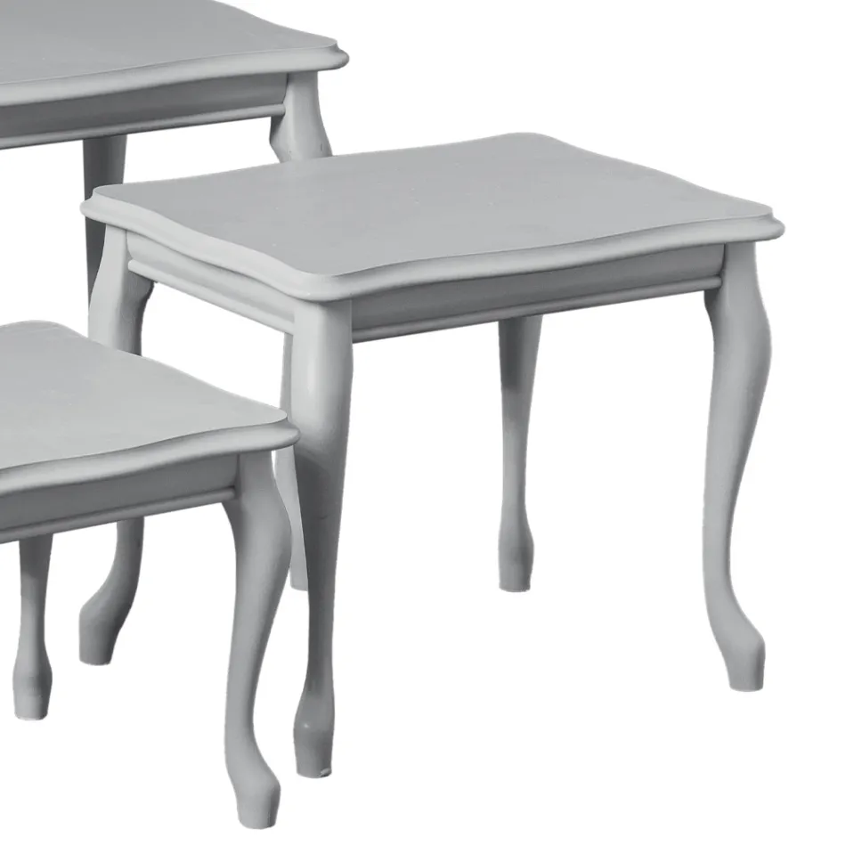 Kompozycja 3 stolików kawowych o różnych rozmiarach Made in Italy - Mummu Viadurini