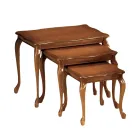 Kompozycja 3 stolików kawowych o różnych rozmiarach Made in Italy - Mummu Viadurini