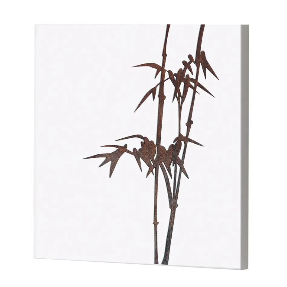 Skład 4 paneli z hortensjami, czosnkiem i thypha Made in Italy - obliczenie Viadurini