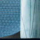 Kompozycja 4 wazonów i centralny element z ręcznie malowanej porcelany - Liberio Viadurini