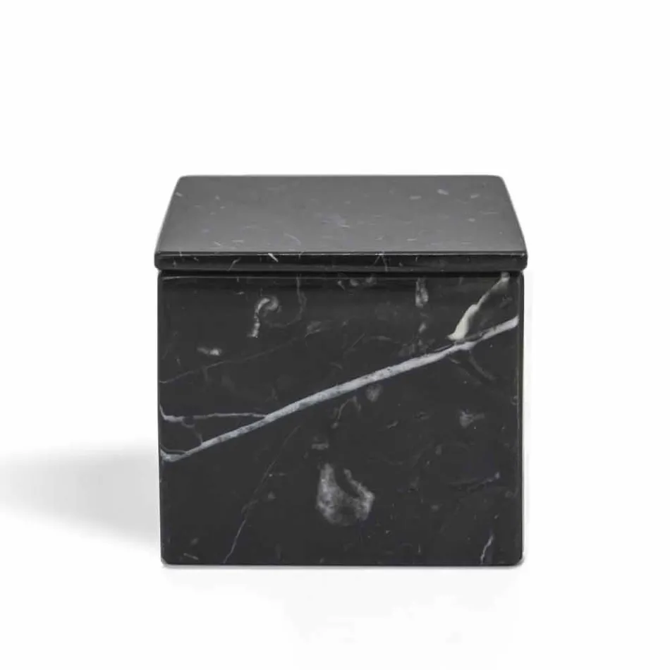 Kompozycja marmurowych akcesoriów łazienkowych Made in Italy, 4 sztuki - Deano Viadurini