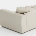 Skład sofy ogrodowej ze sklejki morskiej Made in Italy - Bahias Viadurini