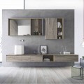 Kompozycja nowoczesnych mebli łazienkowych, podwieszana konstrukcja Made in Italy - Callisi6