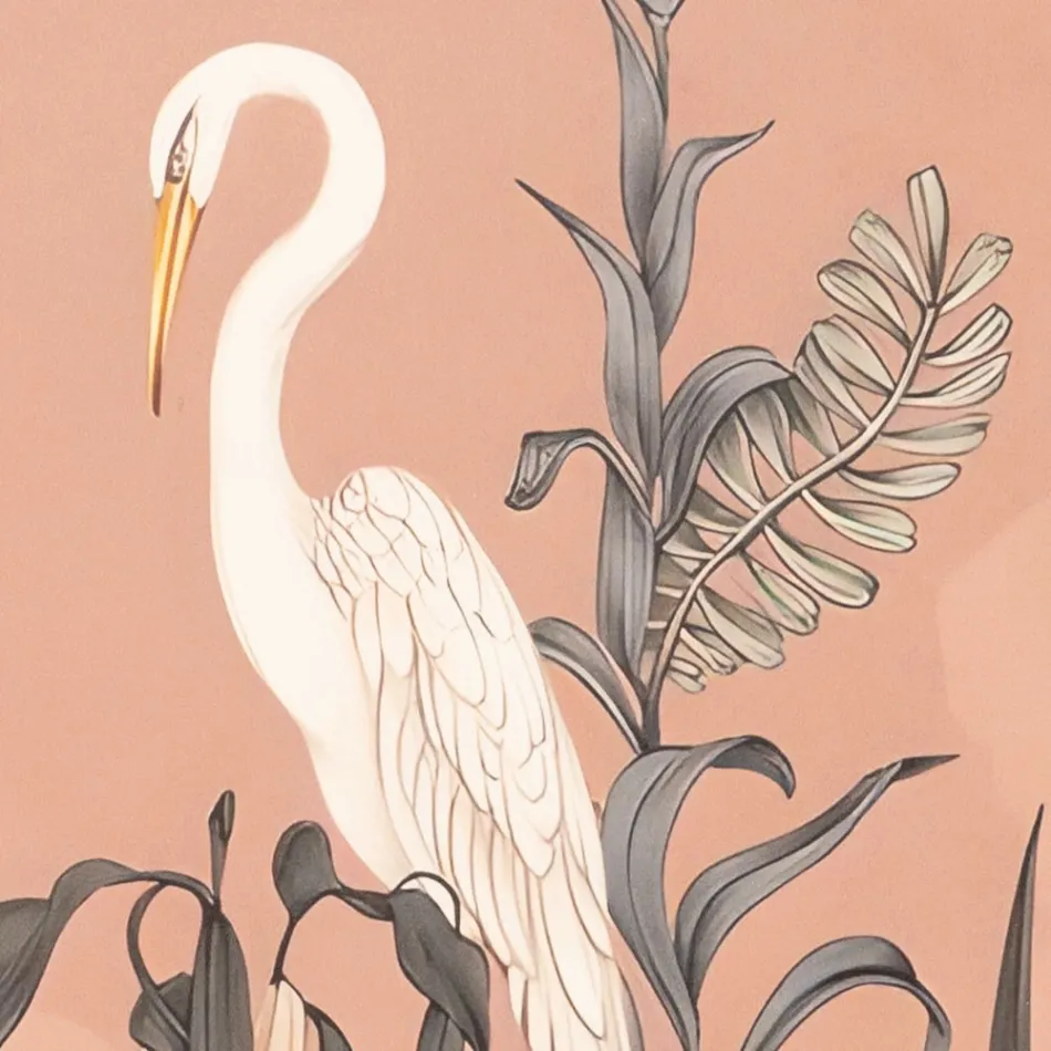 Kompozycja drewnianych paneli z tropikalnym nadrukiem Made in Italy - Haiti Viadurini