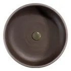 Kompozycja szafek łazienkowych na zieloną podłogę i emaliowane akcesoria - Maryse Viadurini