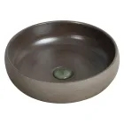 Kompozycja szafek łazienkowych z zieloną podłogą i emaliowane akcesoria - Maryse Viadurini