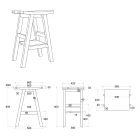 Kompozycja szafek łazienkowych z lustrem i akcesoriami w glinie - Maryse Viadurini